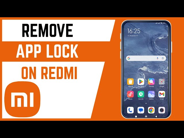 Video thumbnail for How To Remove App Lock On Redmi Smartphone