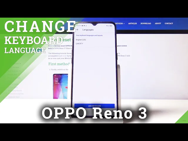 Video thumbnail for How to Change Keyboard Language in OPPO Reno 3 – Update Dictionary