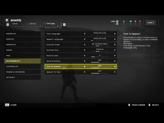 Video thumbnail for How To Enable & Disable Text To Speech In Helldivers 2