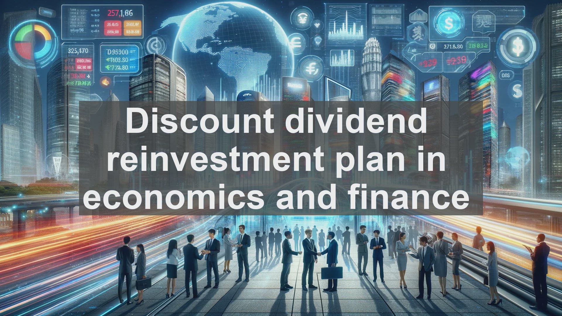 'Video thumbnail for Discount dividend reinvestment plan in economics and finance'