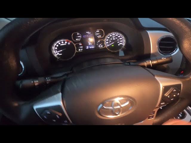 Video thumbnail for How to Reset Tire Pressure Indicator in Toyota Tundra II ( 2007 - now )