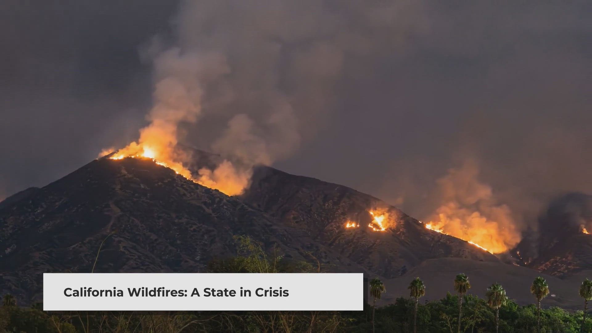 'Video thumbnail for Wildfires Ravage California: Los Angeles Faces Fiery Crisis'