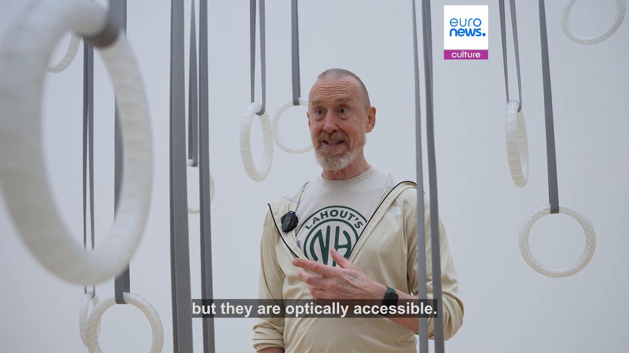 Video thumbnail for Forget 'Do Not Touch': Choreographer William Forsythe invites you to dance with the exhibits