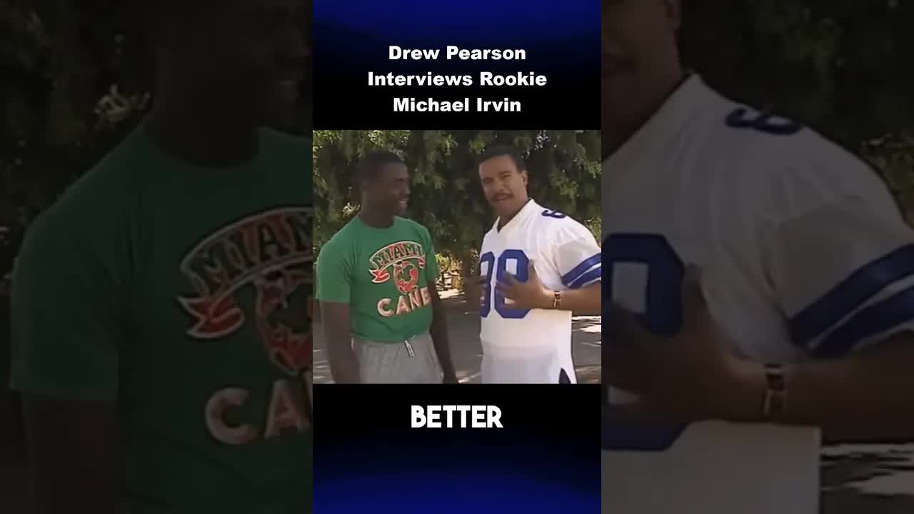 Video thumbnail for #Cowboys Drew Pearson Interviews Rookie Michael Irvin