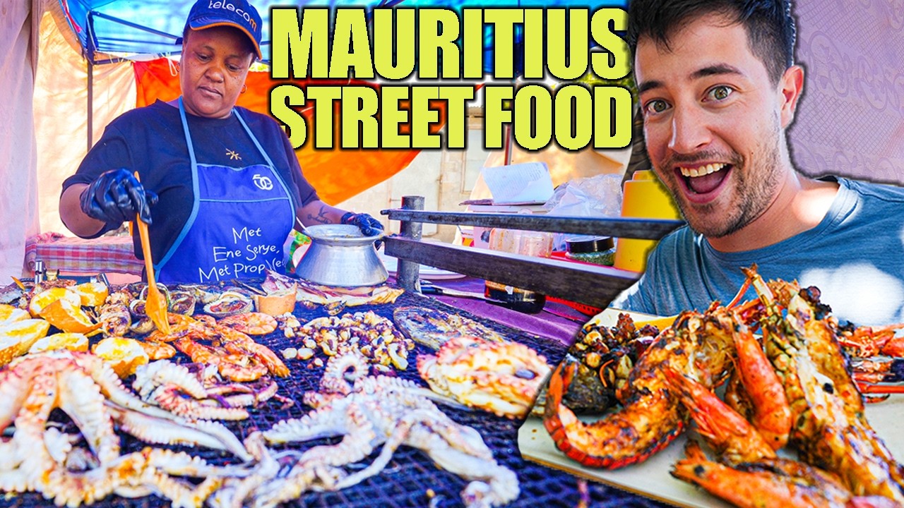 Video thumbnail for SEAFOOD & STREET FOOD in MAURITIUS First Time in East Africa's Foodie Paradise!!