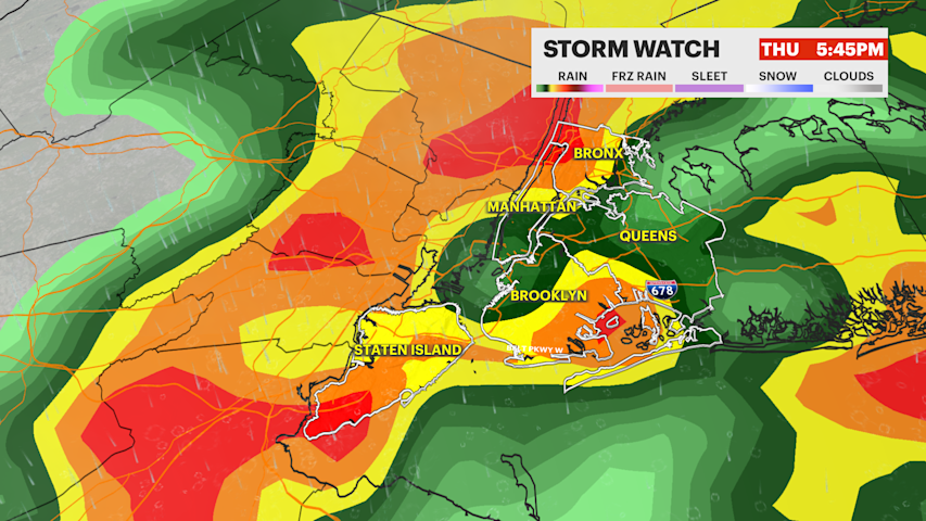 Video thumbnail for STORM WATCH: Soaking rain and storms set to strike Thursday evening