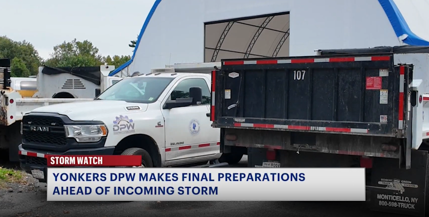 Video thumbnail for Yonkers DPW makes final preparations ahead of incoming storm