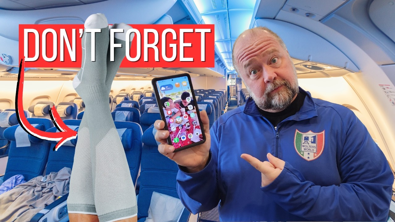 Video thumbnail for Tips to Save Your Sanity & Backside on Long Haul Flights