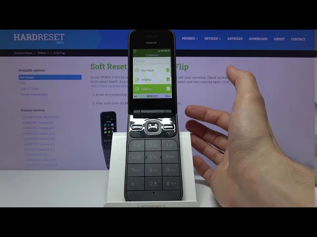 Video thumbnail for How to Transfer Contacts in NOKIA 2720 Flip – Move Numbers