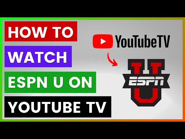 Video thumbnail for How to Watch ESPN U On YouTube TV? [in 2025]