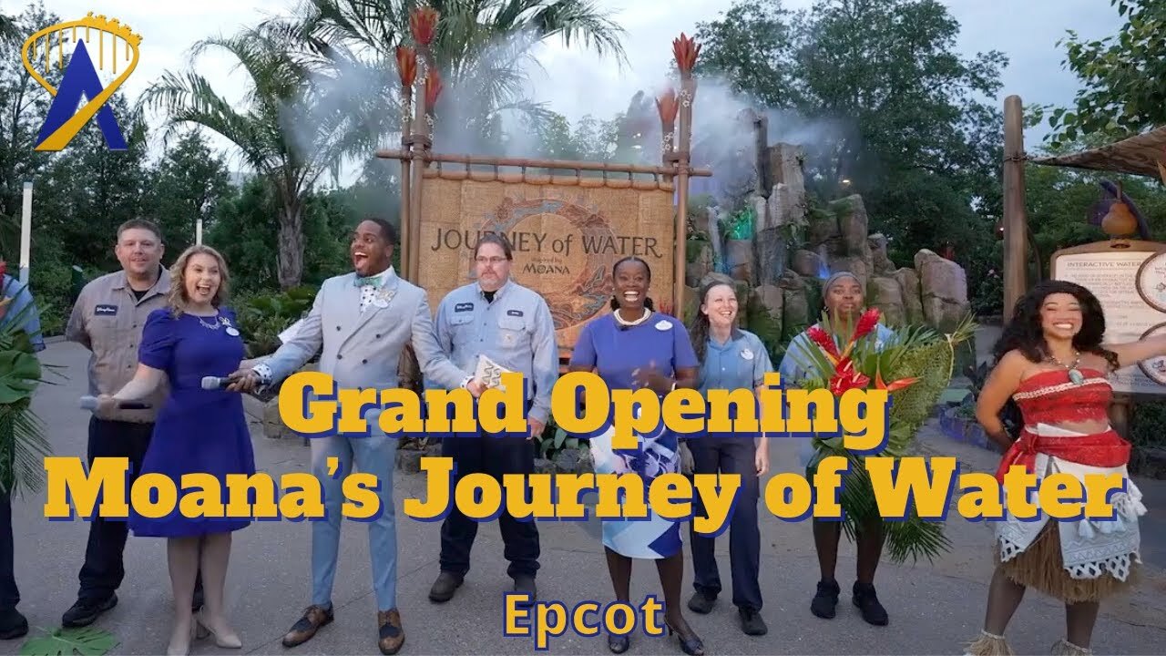Video thumbnail for Moana: Journey of Water Grand Opening at Epcot