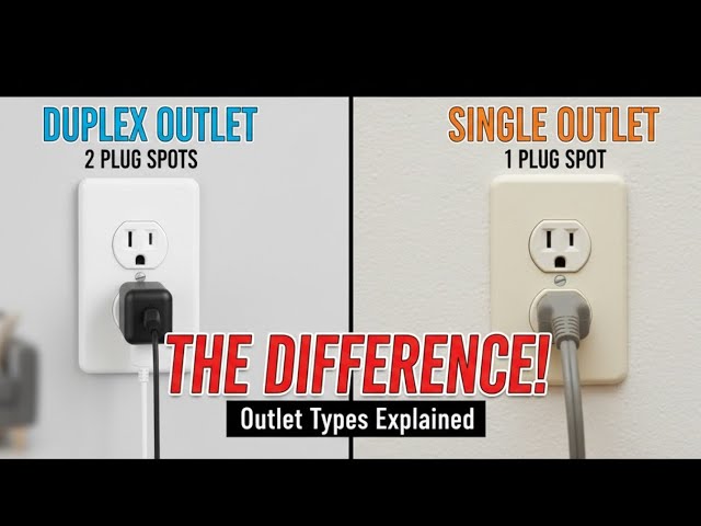 Video thumbnail for Duplex Outlet vs Regular Outlet – What’s the Difference?