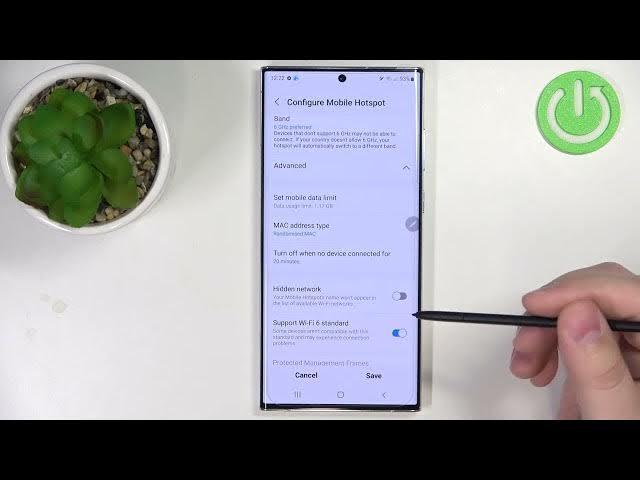 Video thumbnail for How to Enable & Personalize Portable Hotspot on Samsung Galaxy s22 Ultra?