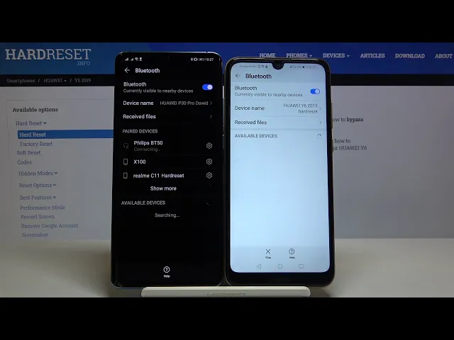 Video thumbnail for How to Connect a New Device to HUAWEI Y6 2019 through Bluetooth