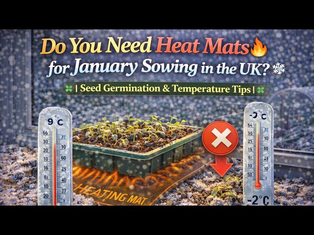 Video thumbnail for 🎥 ✅ 🌿 Do You Need Heat Mats for January Sowing in the UK? 🔥 | Seed Germination & Temperature Tips
