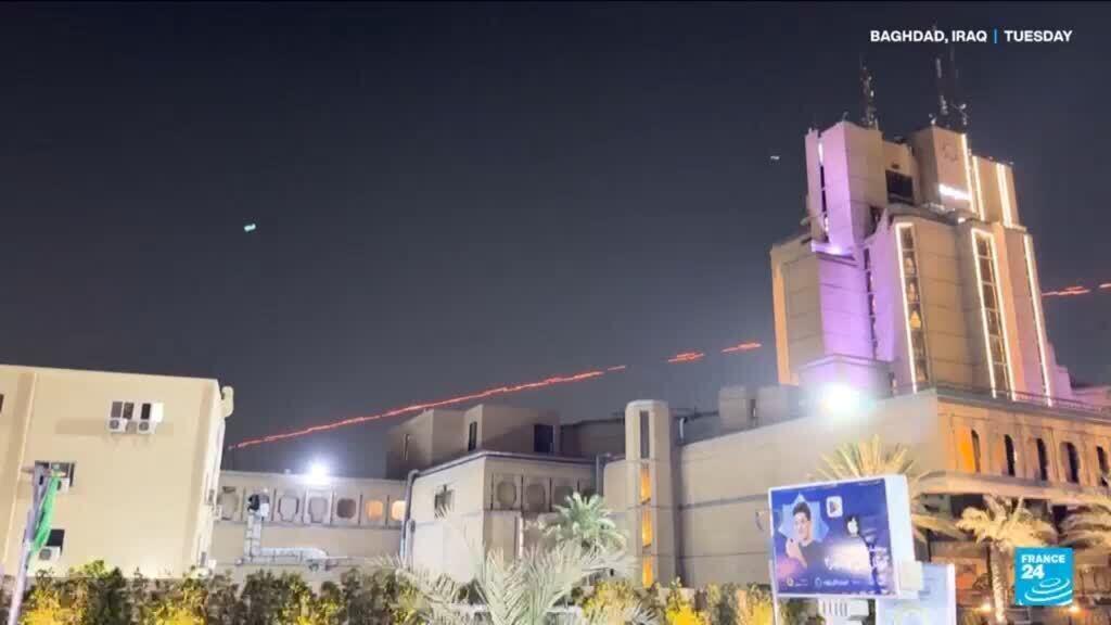 Video thumbnail for US embassy in Baghdad attacked as Iraq pulled deeper into Mideast war