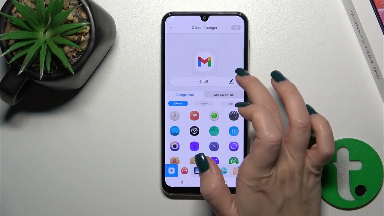 Video thumbnail for How to Change Icons Shape on SAMSUNG Galaxy M34 - X Icon Changer