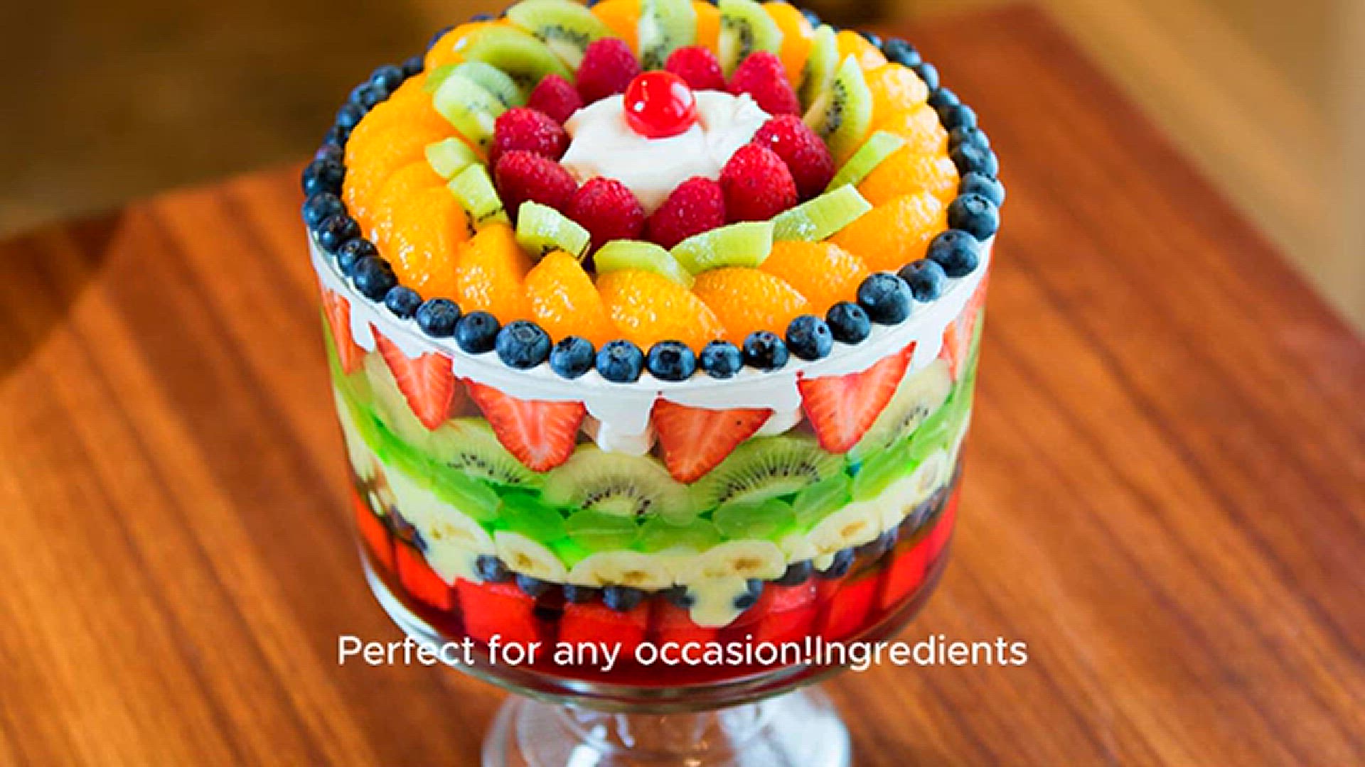 Video thumbnail for Decadent Trifle Delight