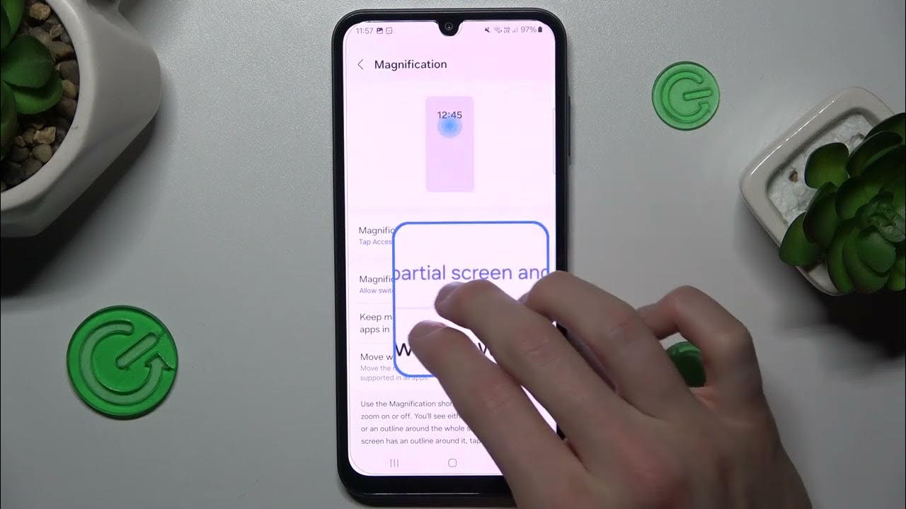 Video thumbnail for How to Add/Remove Magnification on SAMSUNG Galaxy A25?
