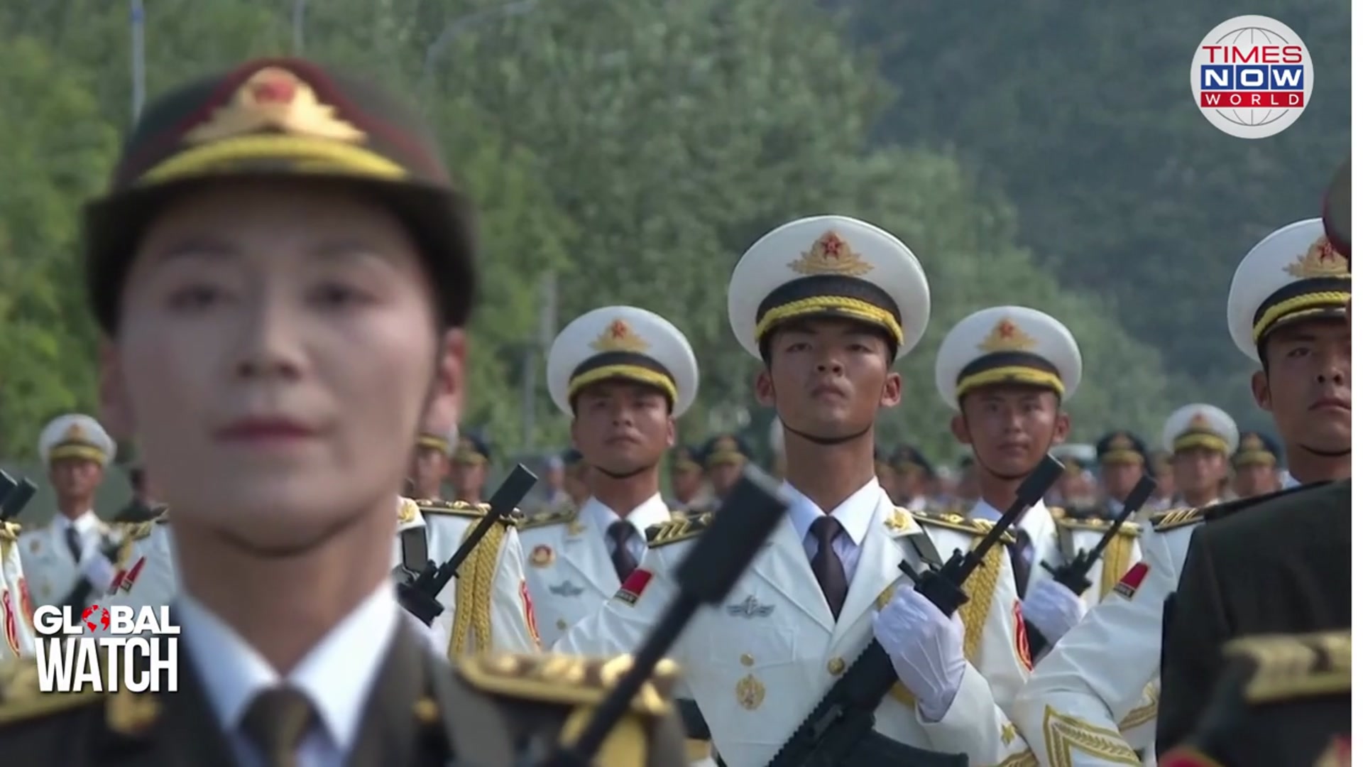 'Video thumbnail for Hypersonic Arsenal & AI Precision Drills: China’s PLA Prepares For WWII Victory Parade | World News'