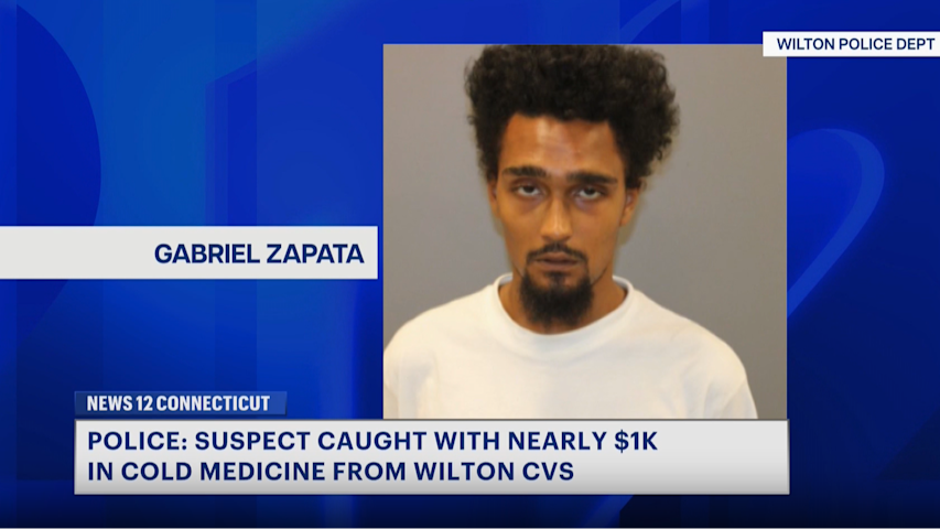 Video thumbnail for Bronx man accused of stealing nearly $1k worth of NyQuil, DayQuil from CVS in Wilton