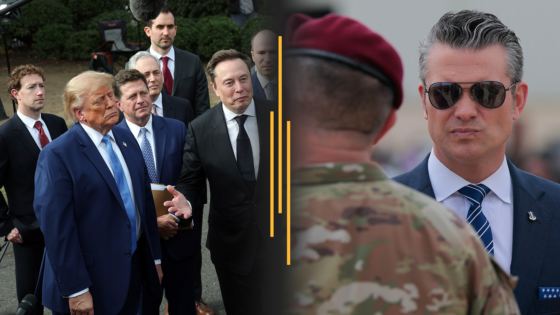 Video thumbnail for Trump embraces AI self-policing; Hegseth moves to cut generals and admirals