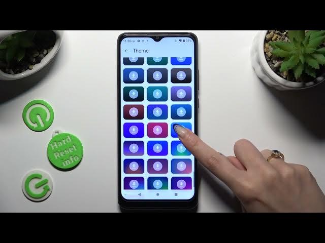 Video thumbnail for How to Change and Customize Keyboard Theme on ZTE Blade A51 - Manage Display Settings