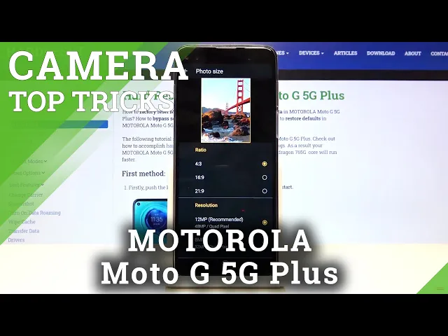 Video thumbnail for Camera Top Tricks for MOTOROLA Moto G 5G Plus – Best Camera Features