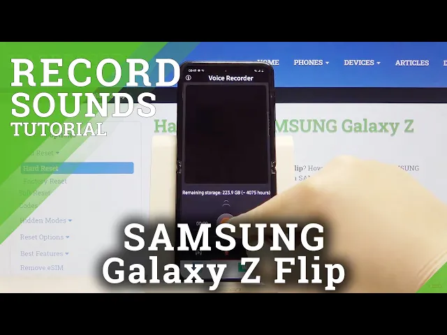 Video thumbnail for How to Record Sound on Samsung Galaxy Z Flip – Voice Recorder