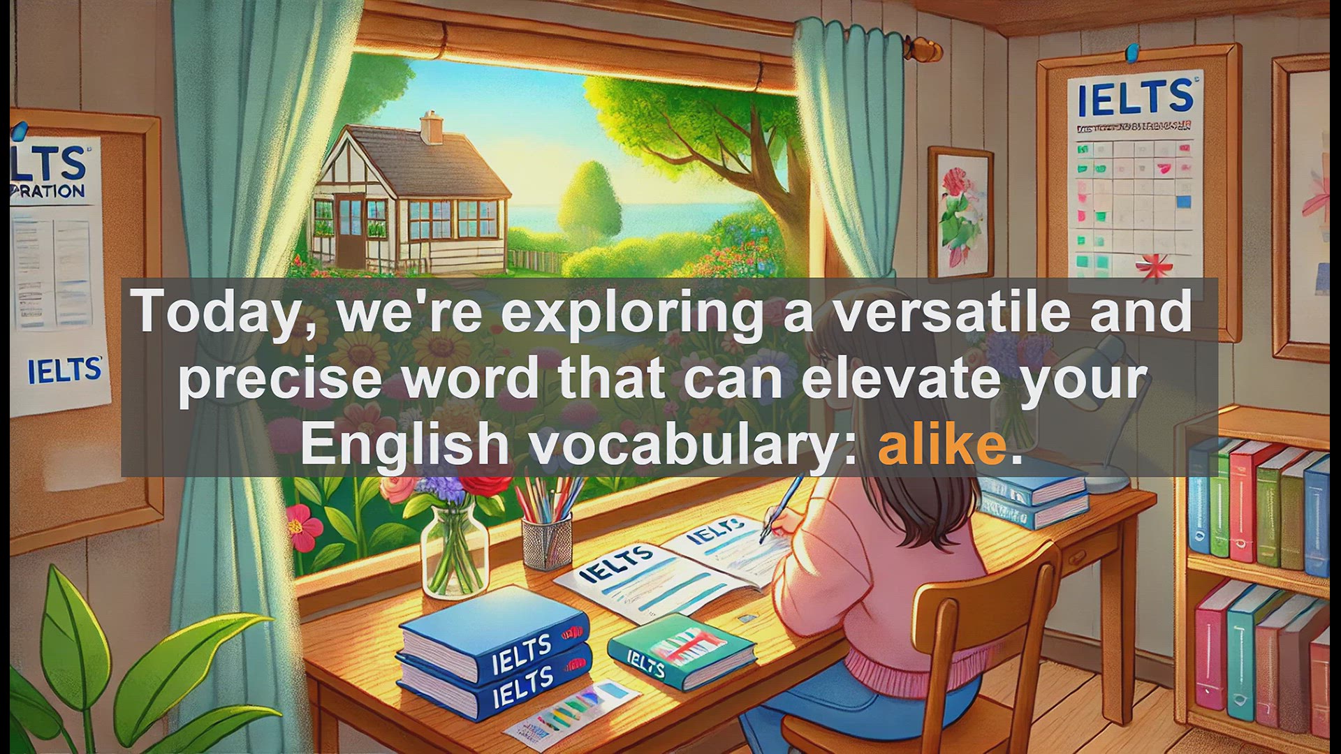 'Video thumbnail for 5000 Must Know IELTS 8.0 Vocabulary - Master the Word 'Alike' for IELTS Success'