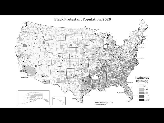 Video thumbnail for Black Protestantism Across the United States