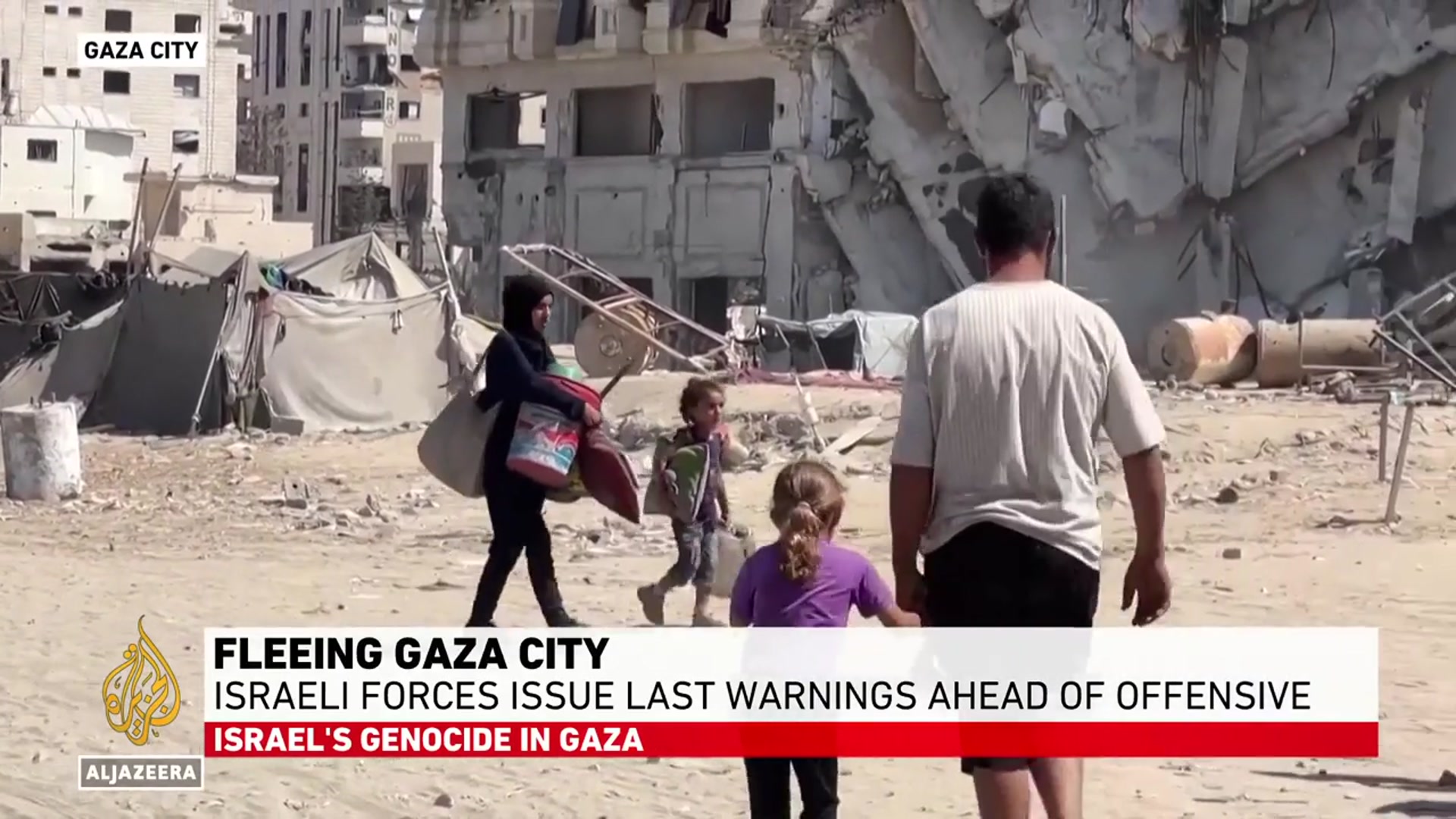 'Video thumbnail for Gaza Faces Renewed Displacement and Bombardment Amid Escalating Conflict'