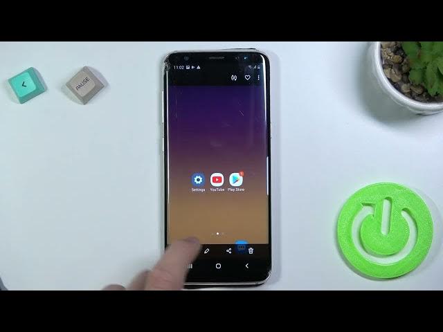Video thumbnail for How to Capture Screenshot without Buttons in SAMSUNG Galaxy S8 – Use Gesture Function
