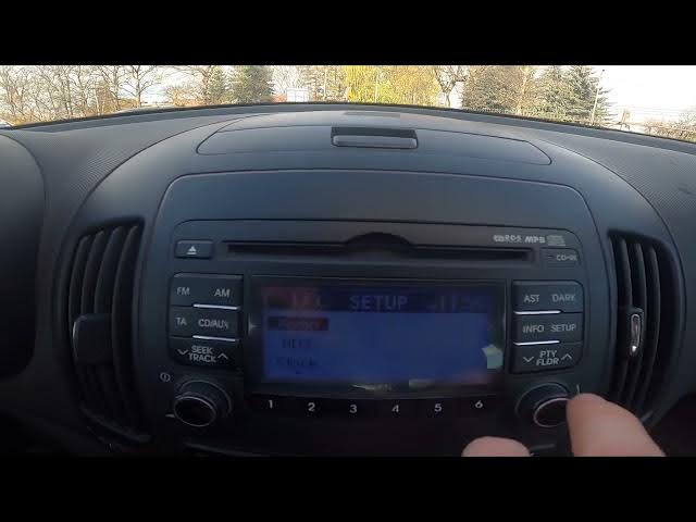 Video thumbnail for How to Change Clock Mode Between 12h and 24h in Hyundai i30 I ( 2007 – 2012 )