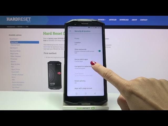 Video thumbnail for How to Clear Credentials on Doogee S70 – Remove All Licences & Certificates