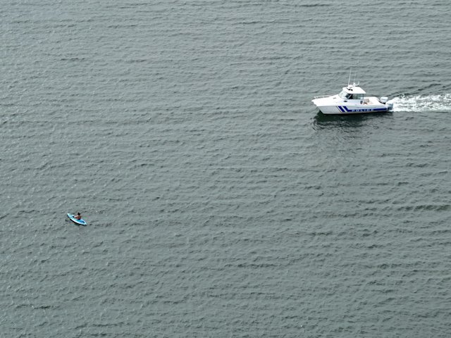 Video thumbnail for Missing kayaker found by Southold police drone