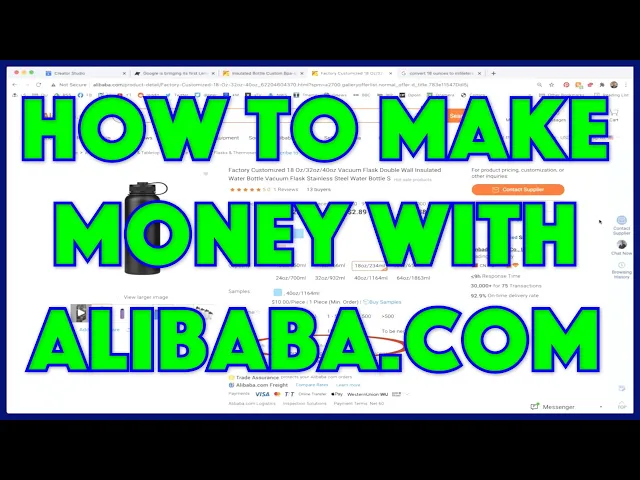 Video thumbnail for Entrepreneurial? Here's How to Make Money with Alibaba.com