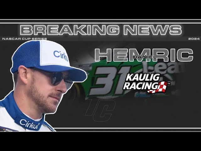 Video thumbnail for Daniel Hemric Returns to the NASCAR Cup Series in 2024 with Kaulig Racing