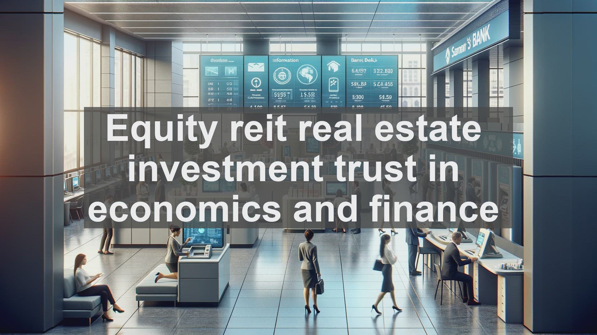 'Video thumbnail for Equity reit real estate investment trust in economics and finance'