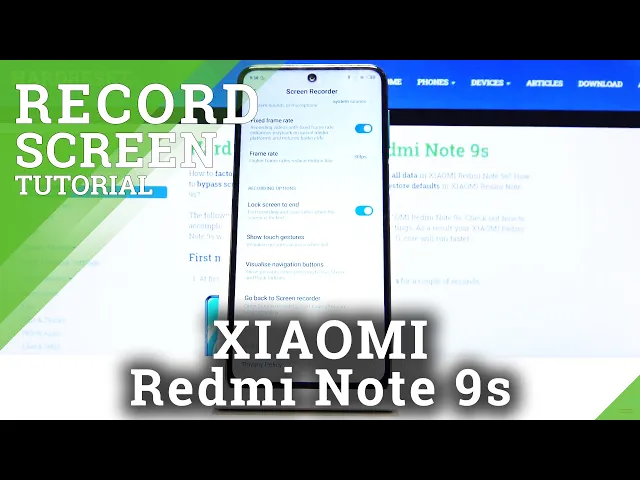 Video thumbnail for How to Record Screen in XIAOMI Redmi Note 9s – Use Screen Recorder
