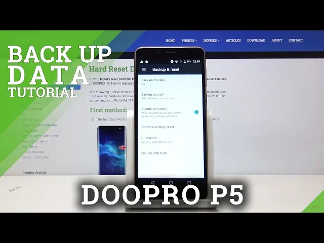 Video thumbnail for How to Enable Google Backup in DOOPRO P5 – Protect Data