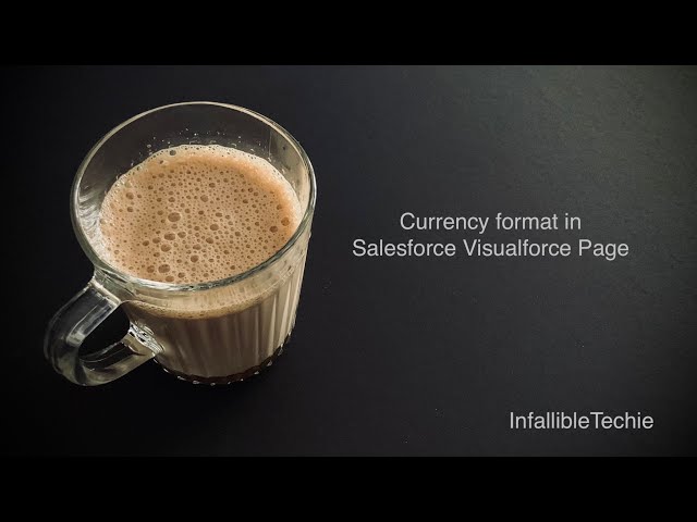 'Video thumbnail for Currency format in Salesforce Visualforce Page'