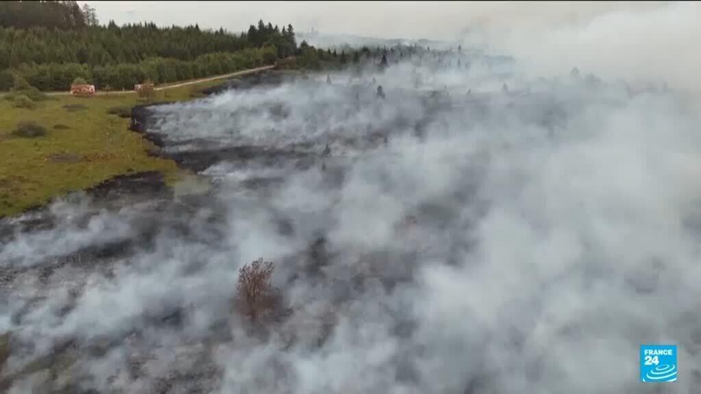 Video thumbnail for Belgium battles its largest wildfire in modern history