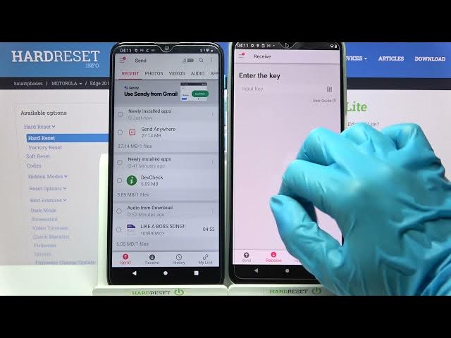 Video thumbnail for How to Transfer Files from Android Device to MOTOROLA Edge 20 Lite – Install Send Anywhere App