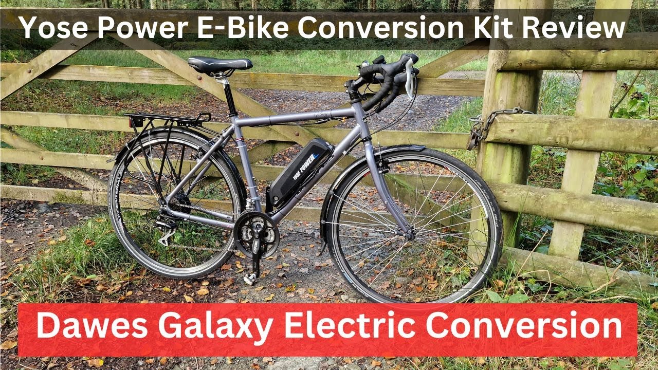 Video thumbnail for Yose Power e-bike conversion kit review: Dawes Galaxy touring bike electric conversion