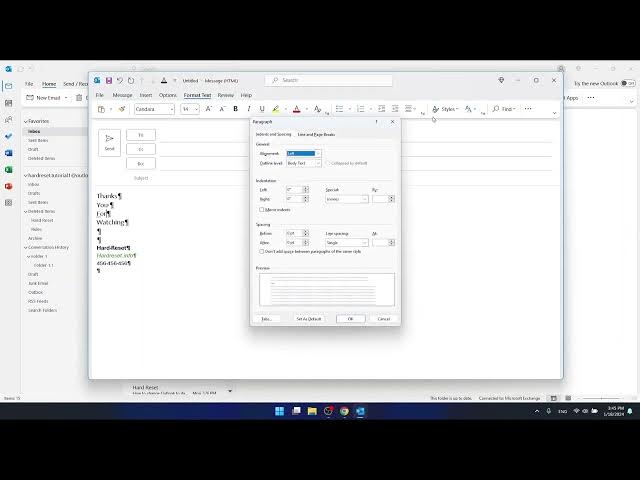 Video thumbnail for How to Remove Paragraph Symbols in Outlook