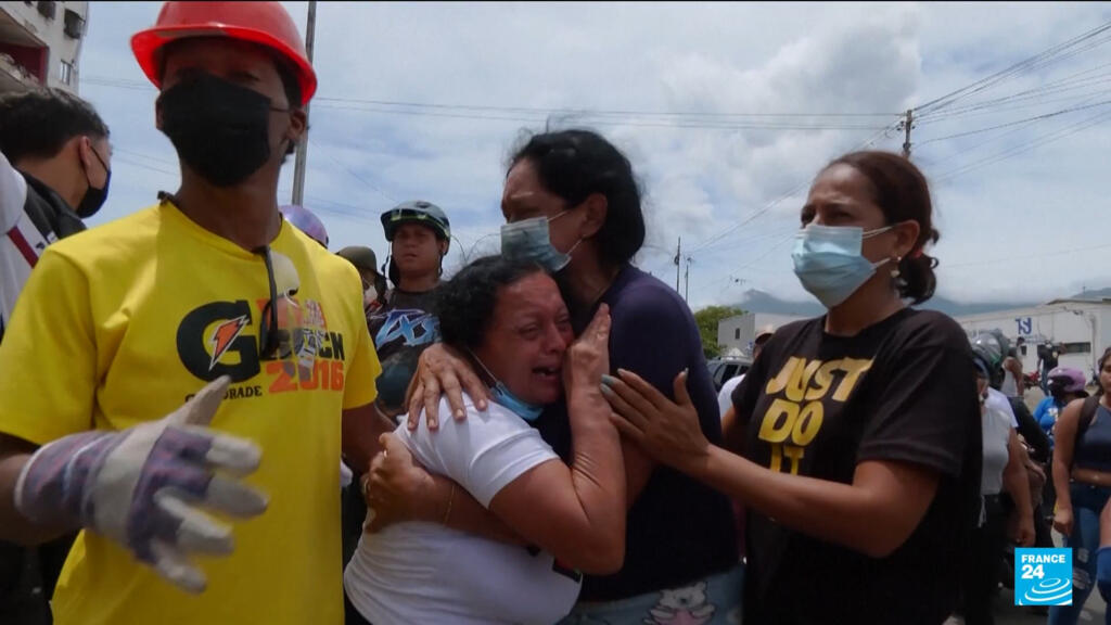 Video thumbnail for Anger and grief as hopes fade of finding Venezuela earthquake survivors