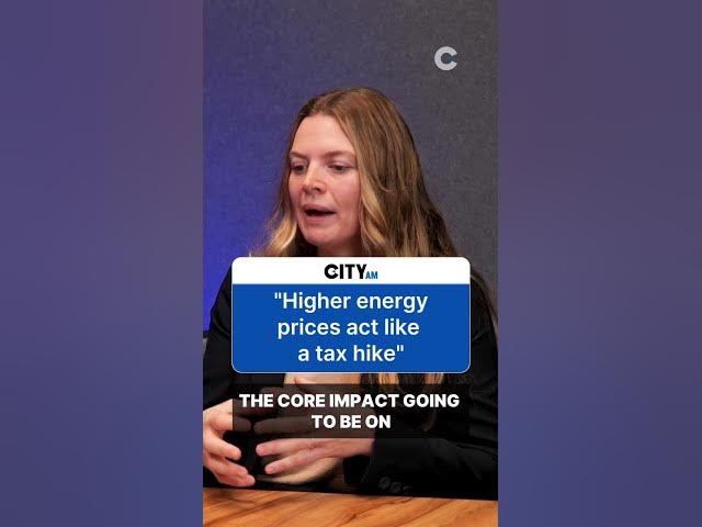 Video thumbnail for Higher energy prices are acting like a tax hike on the UK economy. ⚡️