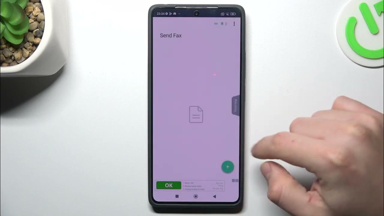 Video thumbnail for How To Send Fax On POCO M6 Pro