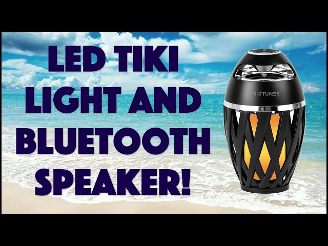 Video thumbnail for TikiTunes Bluetooth Speaker and LED Torch Light -- REVIEW